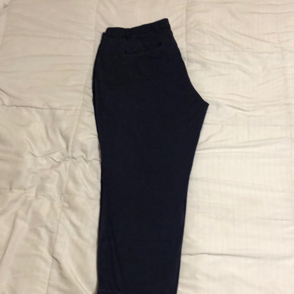NWT Sejour Navy Peacoat crop pants - Picture 6 of 7
